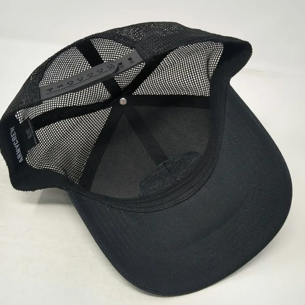 Armycrew Top Gun Trucker Hat Black One Size US Navy Fighter Weapons School Logo